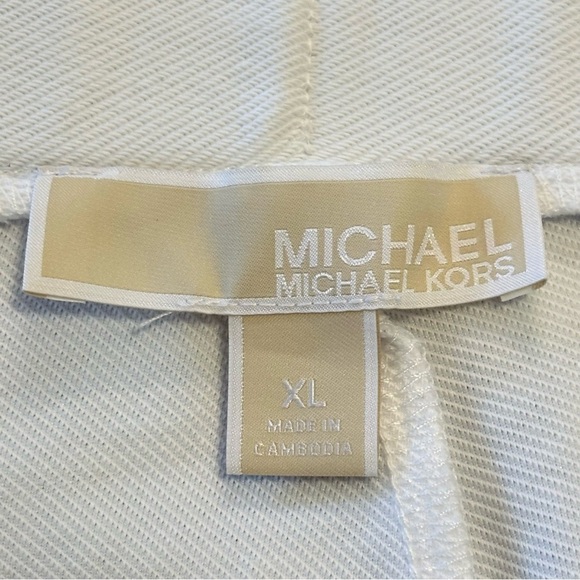 MICHAEL Michael Kors White Skinny Fit Pants Stretchy Size XL - Picture 4 of 5